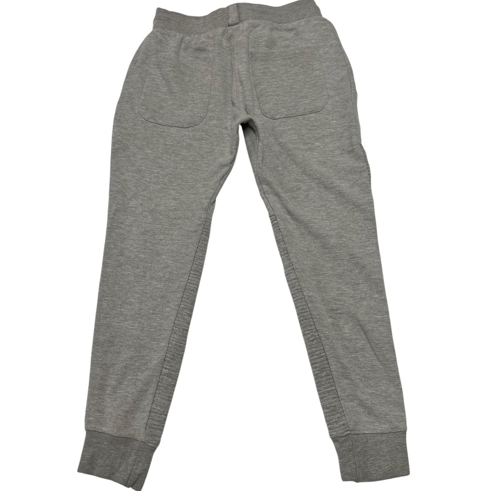 Zara Man Moto Ribbed Pull On Jogger Pants Men's Size Small Gray Stretch - Picture 2 of 5